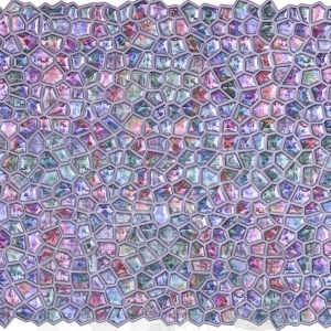 Панель ПВХ Кристалл "Розовое сияние", "Декопан" - фото