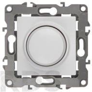 Светорегулятор ЭРА поворотно-нажимной 400ВА 230В белый 12-4101-01 - фото