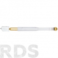 Стеклорез 1-роликовый, масляный, пластмассовая ручка, "FIT" - фото
