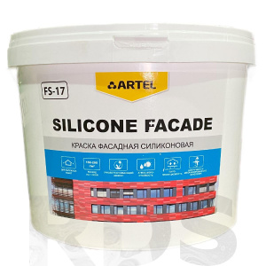 Краска фасадная силиконовая ARTEL Silicone Facade, супербелая, 14кг - фото