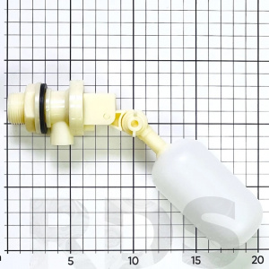 Поплавковый клапан G3/4 пластик овал, L=195 мм - фото