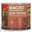 Масло для террас деревозащитное "Neomid Тerrasa Oil", красное дерево, 2л - фото
