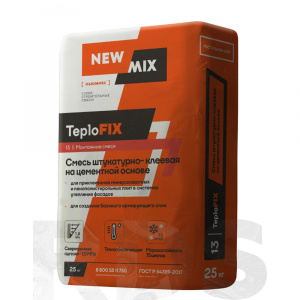 TeploFix - Смесь штукатурно-клеевая на цементной основе - фото