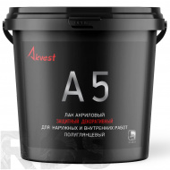 Лак-антисептик Аквест-5, махагон, 1 кг - фото