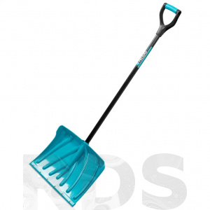 Лопата для уборки снега пластиковая LUXE, 460х335х1300мм, металлопластиковый черенок // Palisad