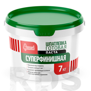 Шпатлевка суперфинишная готовая, 7 кг, Старатели - фото