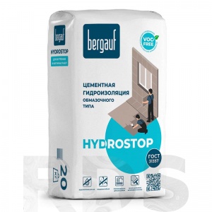 Обмазочная гидроизоляция Bergauf Hydrostop, 20 кг - фото 2