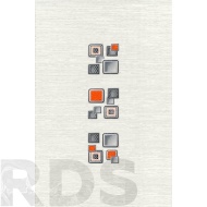 Декор Лаура (LR-D2-GR) 20x30 Cube серый - фото