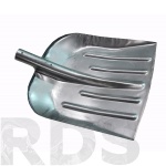 Лопата снеговая, 330 x 365 мм, без черенка, стальная оцинкованная, "АМЕТ"/1692012 - фото