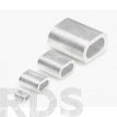 Зажим алюминиевый для стальных канатов DIN 3093, 4 мм - фото