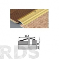 Профиль разноуровневый ПР 02 900мм дуб темный 091 40мм - фото 2