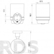 Стакан для зубных щеток с держателем "Атлантисс" - фото 2