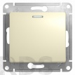 Выключатель с подсветкой Glossa бежевый GSL000213 Schneider Electric - фото