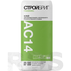 Плиточный клей Стройбриг Гранификс АС14, 25кг - фото