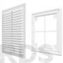 Решетка вентиляционная вытяжная 150х150 / 1515Р - фото 2
