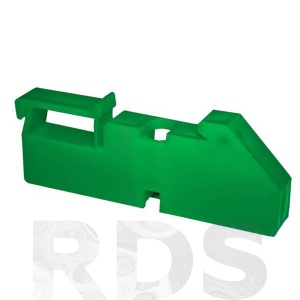 Изолятор на DIN рейку зелёный TDM SQ0810-0003 - фото