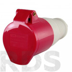 Розетка 224 переносная 3Р+РЕ 32А 380В IP44 TDM SQ0603-0013 - фото