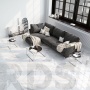 Керамогранит MN01, белый, полированный, 60x60x1,0 см - фото 2
