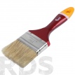 Кисть флейцевая "Мастер", натуральная щетина, деревянная ручка 2,5" (63 мм) - фото 2