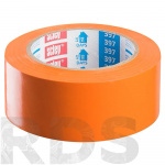 Лента малярная 48 мм х 33 м "SCLEY", PVC, оранжевая, гладкая - фото