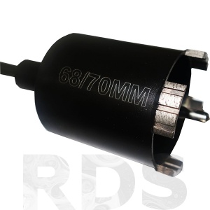 Коронка алмазная с переходником SDS+ (82х70мм) по бетону 