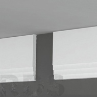 Плинтус потолочный из пенополистирола 12x120x2000мм Де-Багет П 12 120/12 - фото