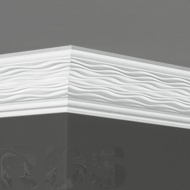 Плинтус потолочный из пенополистирола 36x71x2000мм Де-Багет ДП 38/80 - фото 2