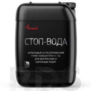 Грунт-концентрат глубокого проникновения АКВЕСТ, 1кг / (1:10) - фото