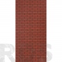 Панель стеновая МДФ, кирпич красный обожженный, 2440х1220х6 мм - фото