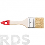 Кисть плоская, серия*30*, натуральная светлая щетина, размер 1,5”, HARDY /0200-300015 - фото