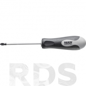 Отвертка плоская, ручка 2K, 6х75мм, HARDY /2200-380075 - фото
