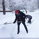 Лопата снеговая, 500х600мм, 3-х бортная, без черенка, с планкой - фото 2