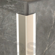 Угол защитный 20мм, нержавеющая сталь (сатин), 2700мм - фото 2