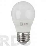 Лампа светодиодная ЭРА P45, 10Вт, нейтральный белый свет, E27 - фото