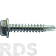 Винт сверлок.шестигр/гл с пресшайбой для алюминия ДИН 7504 А2 K 5,5 X 9,5 - фото
