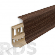 Плинтус напольный 55 мм "Деконика", 291 Орех - фото