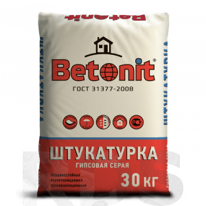 Штукатурка гипсовая BETONIT ГОСТ, 30 кг - фото