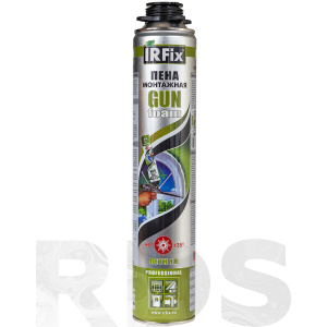 Пена профессиональная IRFIX GUN, 750 мл