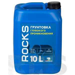 Грунтовка глубокого проникновения, 10 л, ROCKS
