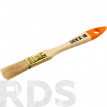 Кисть флейцевая DEXX, деревянная ручка, натуральная щетина, индивидуальная упаковка, 20мм - фото