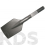 Зубило "MAKITA", 28,6x125x400 мм, плоское, широкое, шестигранный хвостовик /P-05717 - фото