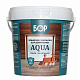 Защитная пропитка для древесины Aqua Бор Палисандр (ведро 2,3 кг / 4 шт)