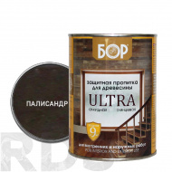 Защитная пропитка для древесины Ultra Бор палисандр ( 0,75 кг / 14 шт) - фото