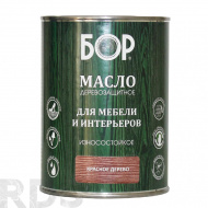 Масло деревозащитное для мебели и интерьеров Бор бесцветное ( 1,7 кг / 6 шт) - фото