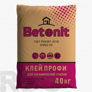 Клей плиточный BETONIT Стандарт ГОСТ С1 40кг. (49шт./пал.) - фото