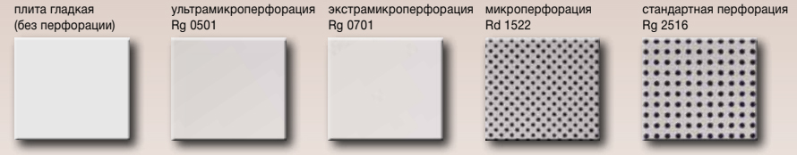 Потолок металлический Армстронг - типы поверхностей